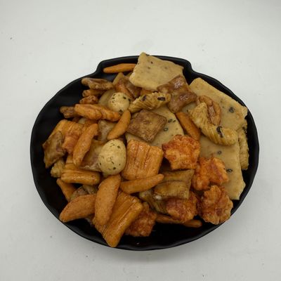 Хрустящие корейские рисовые крекеры Соленые и вкусные